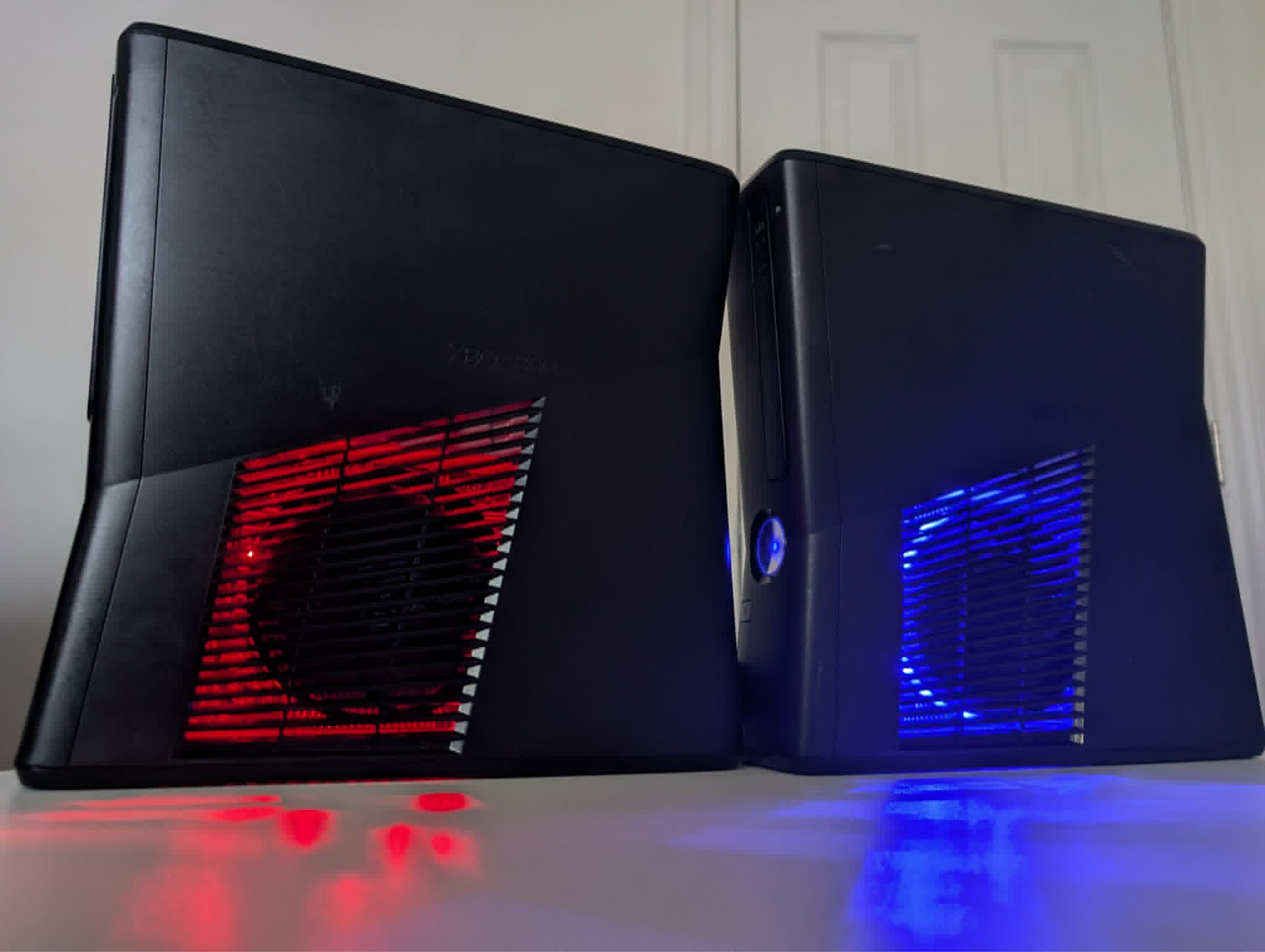 Modded Xbox 360 consoles lineup